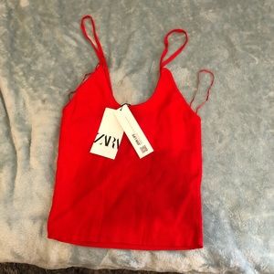 zara ribbed knit tank